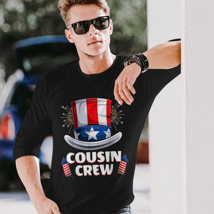 Cousin Crew 4Th Of July Matching Boys Girls Long Sleeve T-Shirt Gifts for Him