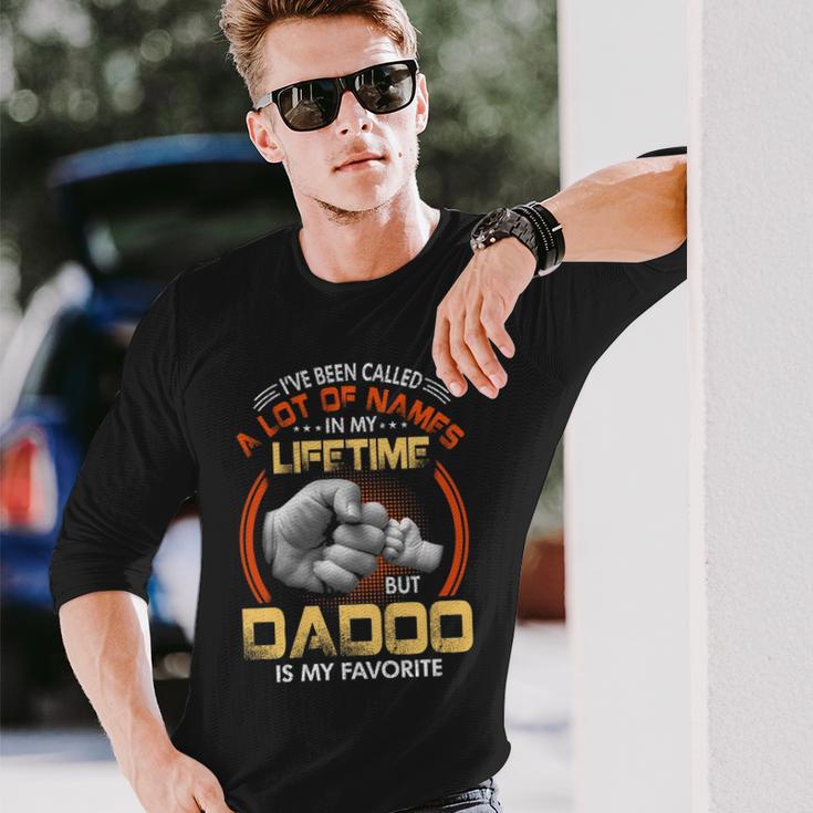 Dadoo Grandpa A Lot Of Name But Dadoo Is My Favorite Long Sleeve T ...