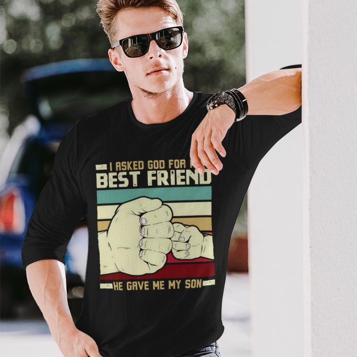 Father Grandpa Father And Son Best Friend For Life Fathers Day 56 Dad Long Sleeve T-Shirt Gifts for Him