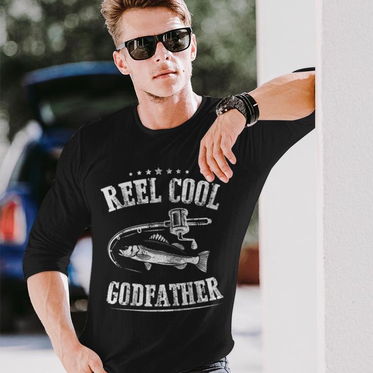 Fishing Reel Cool Godfather Unisex Long Sleeve Gifts for Him