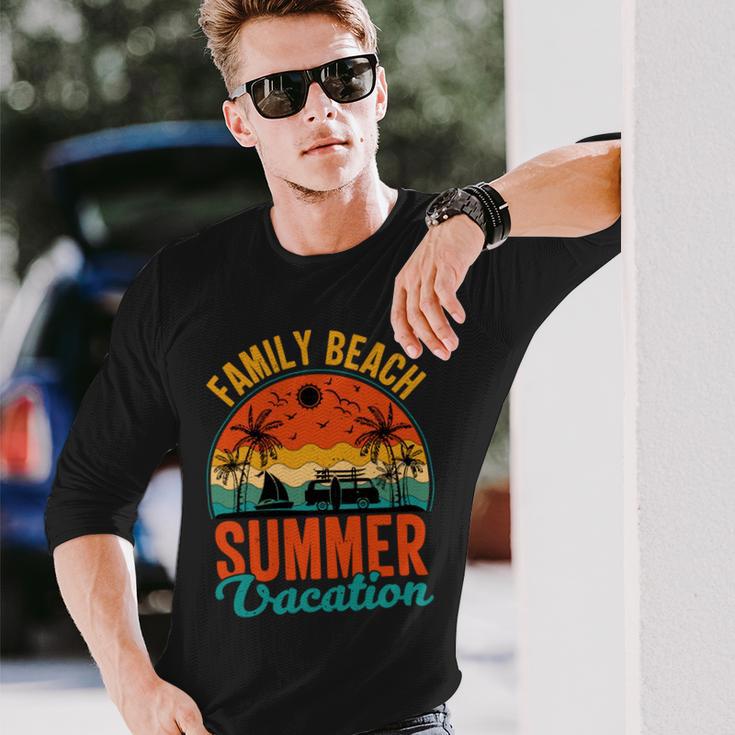 Funny Family Beach Summer Vacation Unisex Long Sleeve Gifts for Him