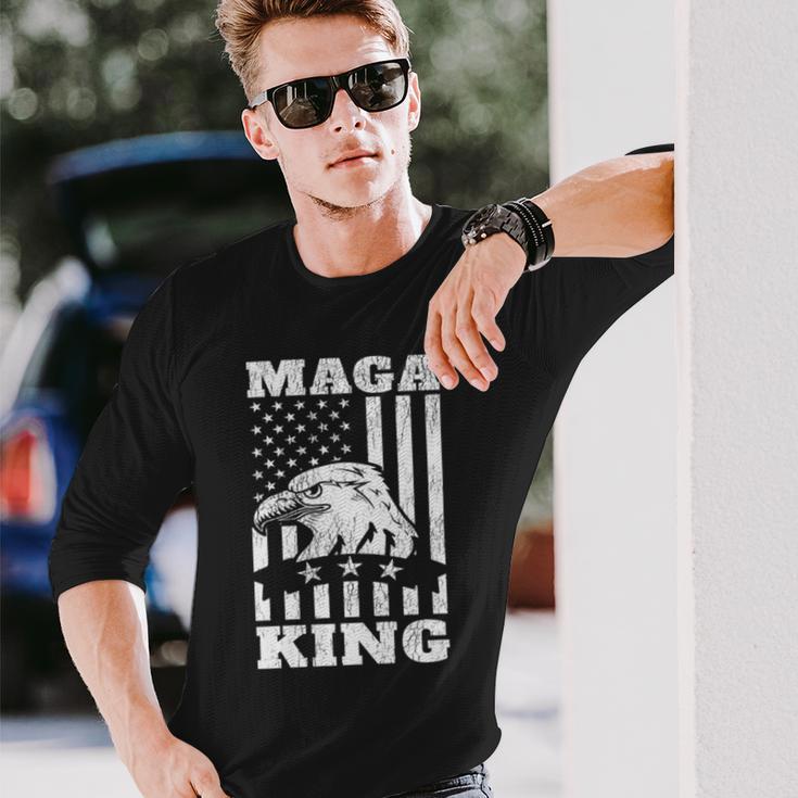 Funny Maga King Trump Supporter Gift Maga King Unisex Long Sleeve Gifts for Him