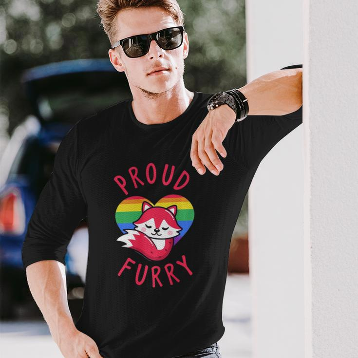 Furry Cosplay Or Furry Convention Or Proud Furry Long Sleeve T-Shirt T-Shirt Gifts for Him