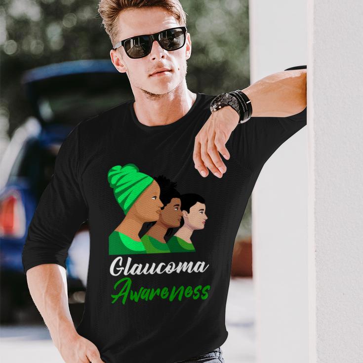 Glaucoma Awareness Green Women Glaucoma Glaucoma Awareness Unisex Long Sleeve Gifts for Him