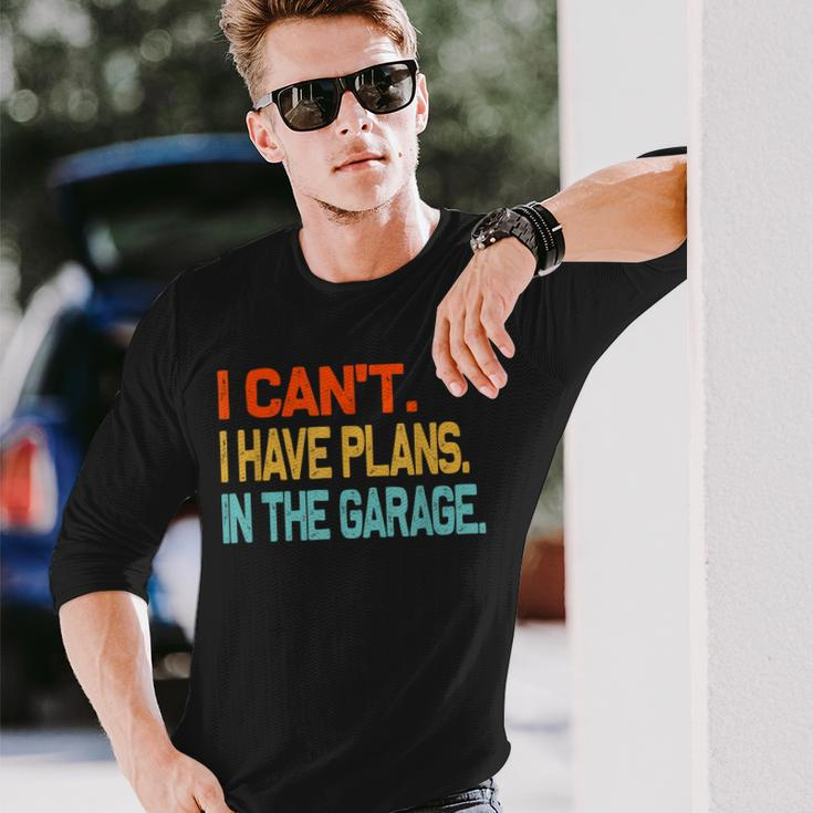Ill Be In The Garage Dad Work Repair Car Mechanic Long Sleeve T-Shirt Gifts for Him