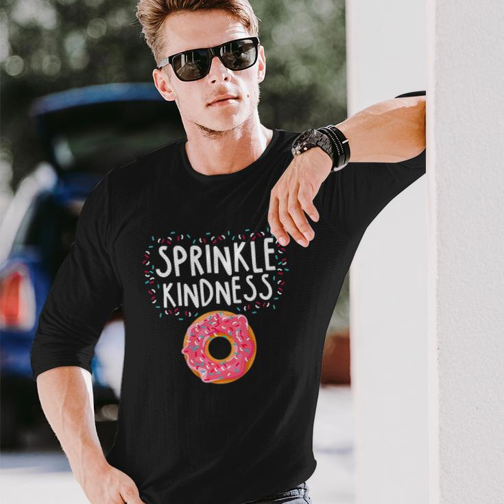 Kindness Anti Bullying Awareness Donut Sprinkle Kindness Long Sleeve T-Shirt T-Shirt Gifts for Him