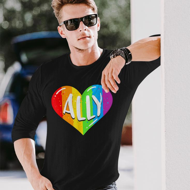 Lgbtq Ally For Gay Pride Children Long Sleeve T-Shirt T-Shirt Gifts for Him