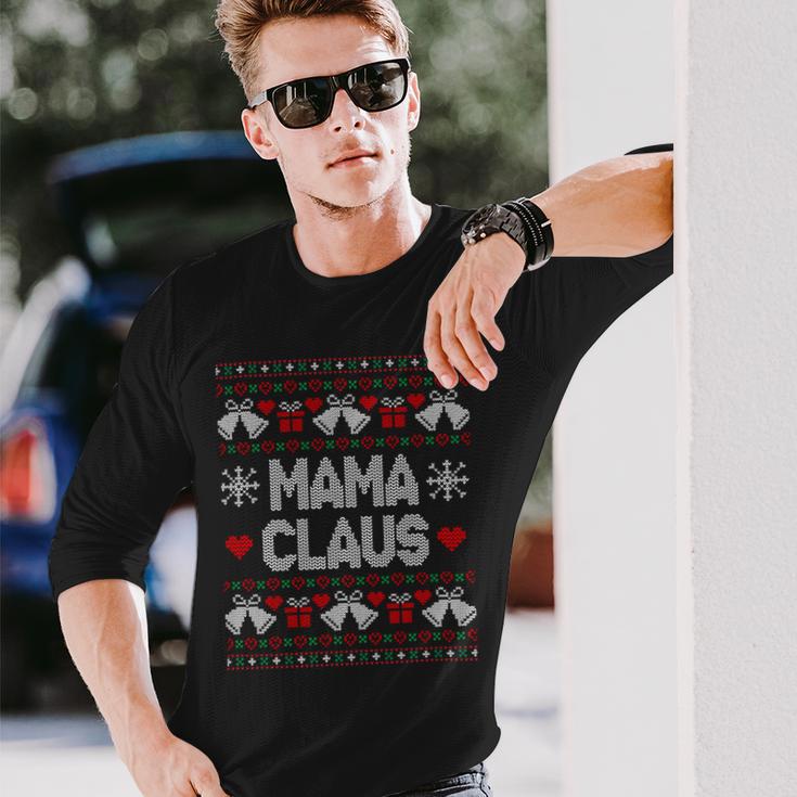 Mama Claus Christmas Ugly Sweater Unisex Long Sleeve Gifts for Him