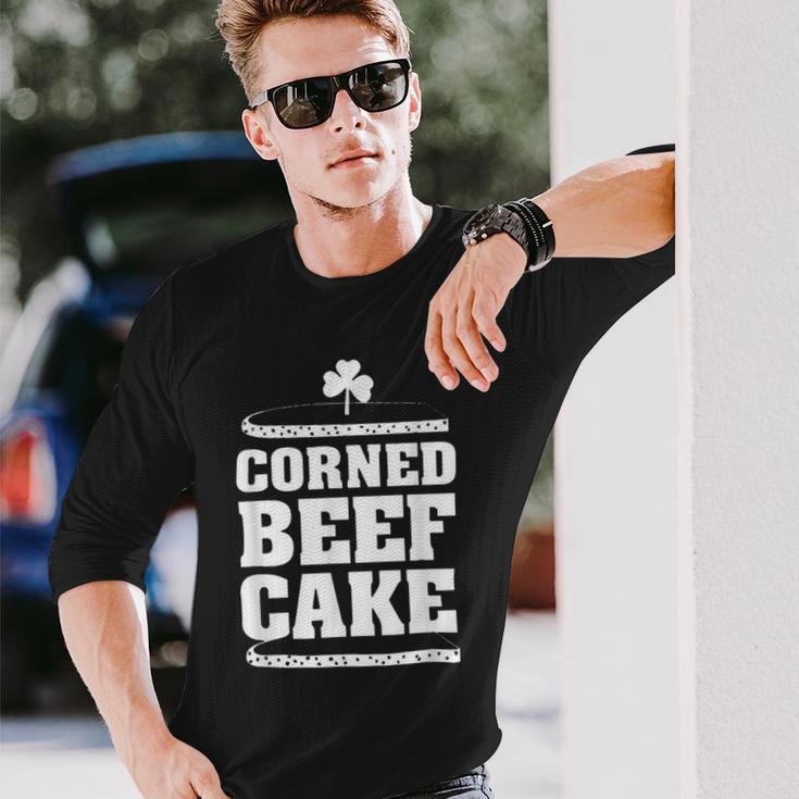 Mens Corned Beefcake Funny St Patricks Day 551 Trending Shirt Unisex Long Sleeve Gifts for Him