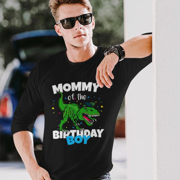 Mommy Of The Birthday Boy Dinosaurrex Anniversary Long Sleeve T-Shirt T-Shirt Gifts for Him