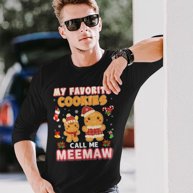 My Favorite Cookies Call Me Meemaw 882 Shirt Unisex Long Sleeve Gifts for Him