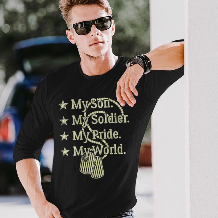 My Son Is A Soldier Hero Proud 707 Shirt Unisex Long Sleeve Gifts for Him