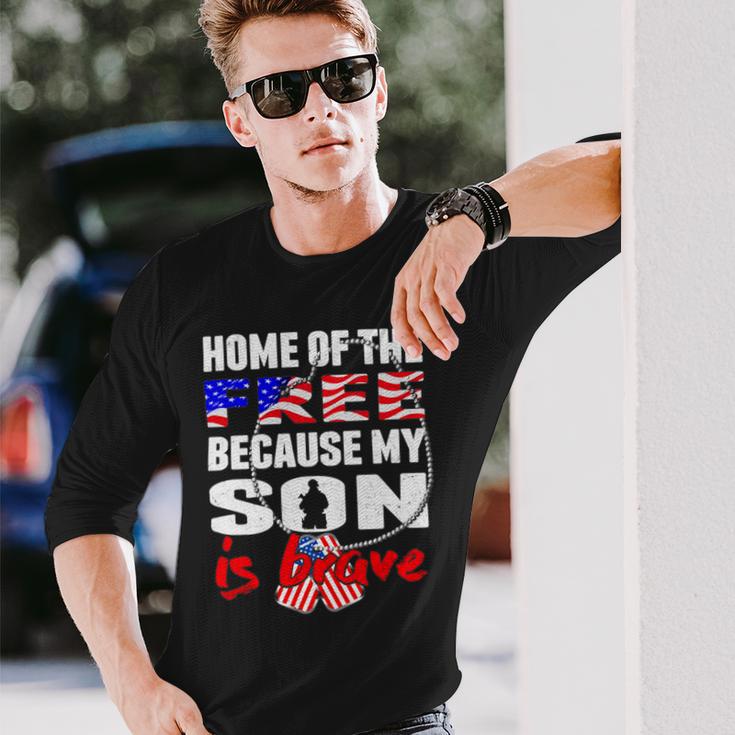 My Son Is Brave Home Of The Free Proud 716 Shirt Unisex Long Sleeve Gifts for Him