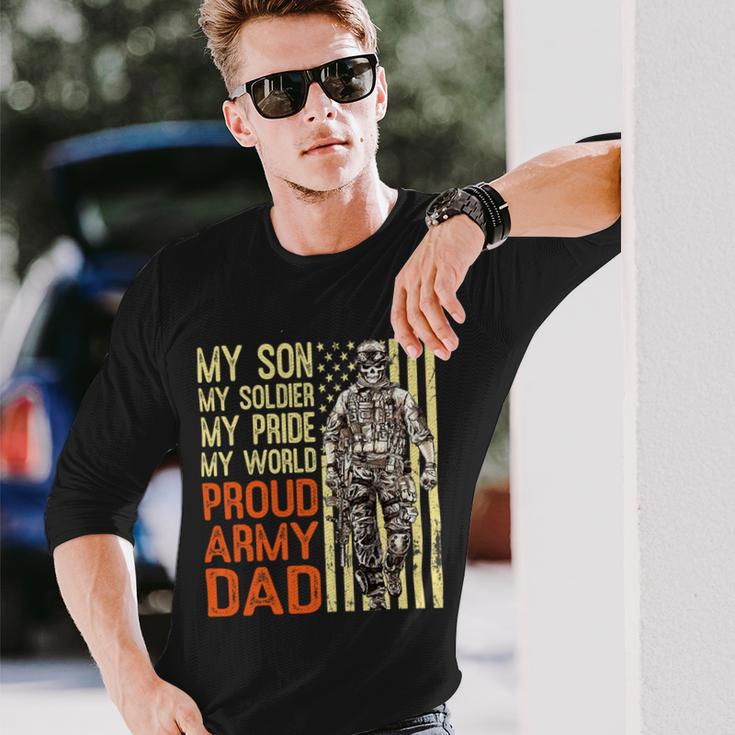 My Son Is Soldier Proud Military Dad 703 Shirt Unisex Long Sleeve Gifts for Him