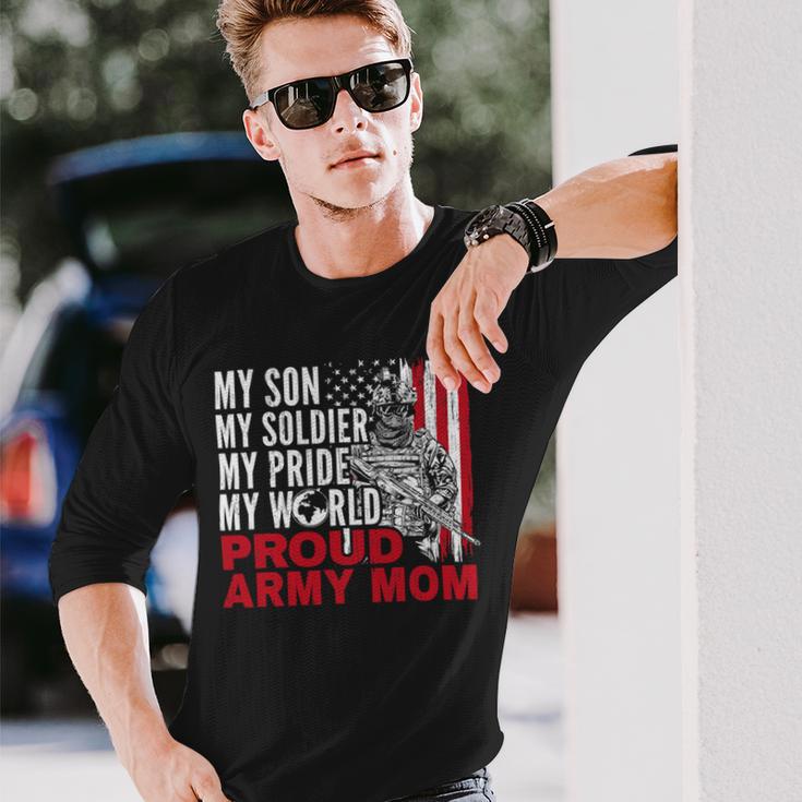 My Son My Soldier My Pride My World 694 Shirt Unisex Long Sleeve Gifts for Him