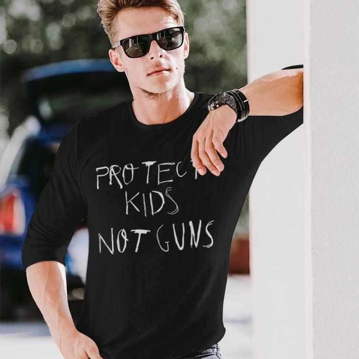 Protect Not Guns V2 Long Sleeve T-Shirt Gifts for Him