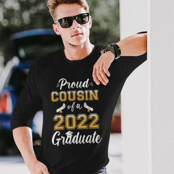 Proud Cousin Of A Class Of 2022 Graduate Senior Graduation Long Sleeve T-Shirt T-Shirt Gifts for Him