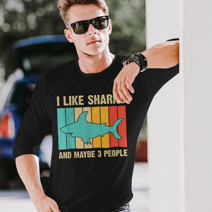 Shark For Men Women Animal Shark Stuff Long Sleeve T-Shirt Gifts for Him