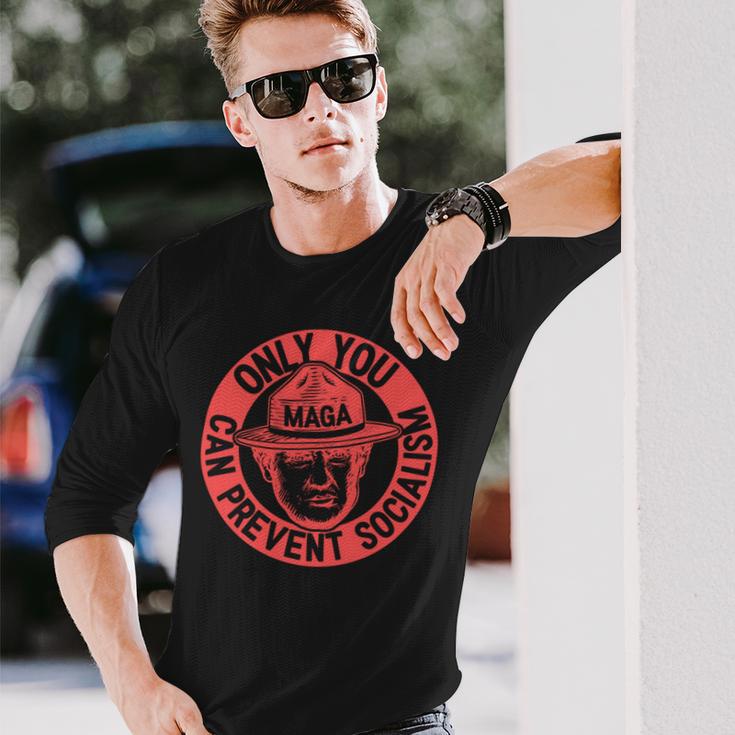 Ultra Maga 2024 Only You Can Prevent Socialism We The People 1776 2022 Red Unisex Long Sleeve Gifts for Him