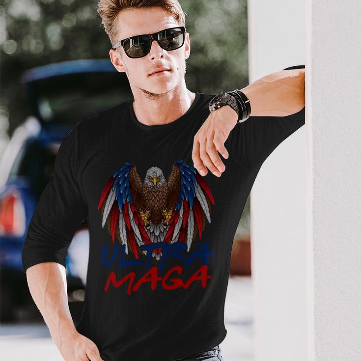 Ultra Maga Eagle Make America Great Aga Unisex Long Sleeve Gifts for Him