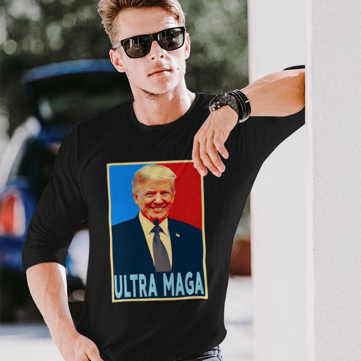 Ultra Maga President Donald Trump Gift Unisex Long Sleeve Gifts for Him