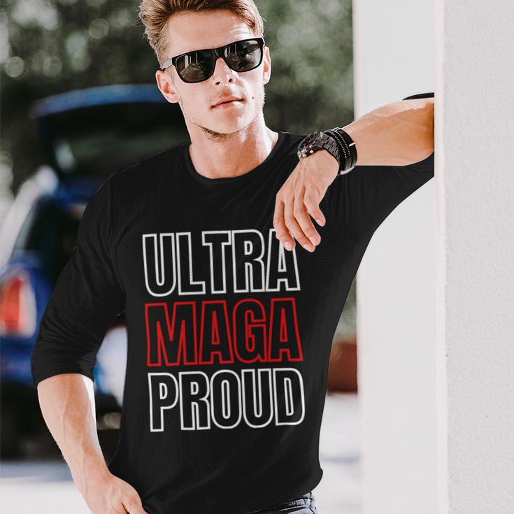 Ultra Maga Proud Patriotic Tshirt V2 Unisex Long Sleeve Gifts for Him