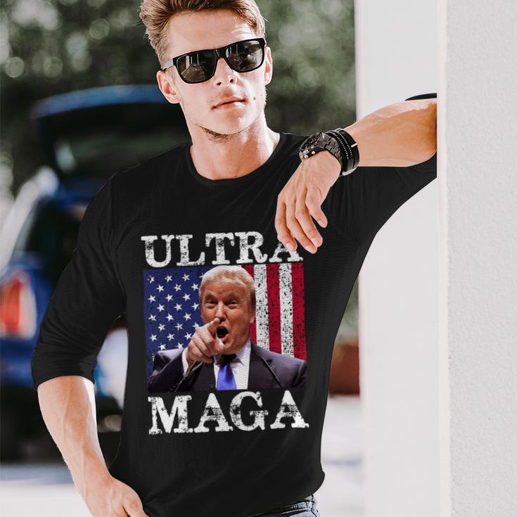 Ultra Maga Ultra Maga Funny Ultra Maga 2024 Ultra Maga And Proud Of Itultra Maga Proud Unisex Long Sleeve Gifts for Him