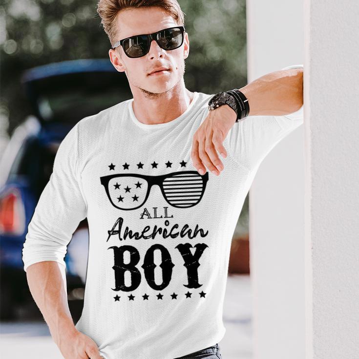 All American Boy 4Th Of July Boys Kids Sunglasses Family Unisex Long Sleeve Gifts for Him