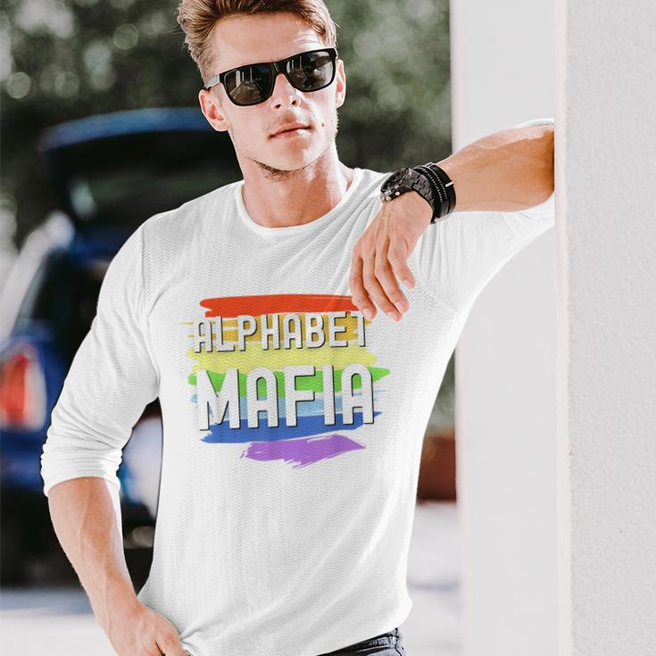 Alphabet Mafia Lgbtq Pride Sounds Gay Im In For Lesbian Long Sleeve T-Shirt Gifts for Him