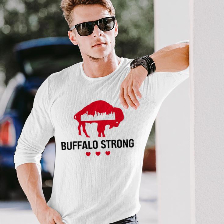 Buffalo Strong Pray For Buffalo Buffalo Strong Unisex Long Sleeve Gifts for Him