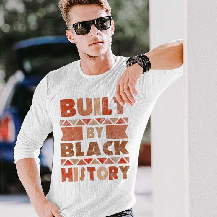 Built By Black History African American Pride Long Sleeve T-Shirt Gifts for Him