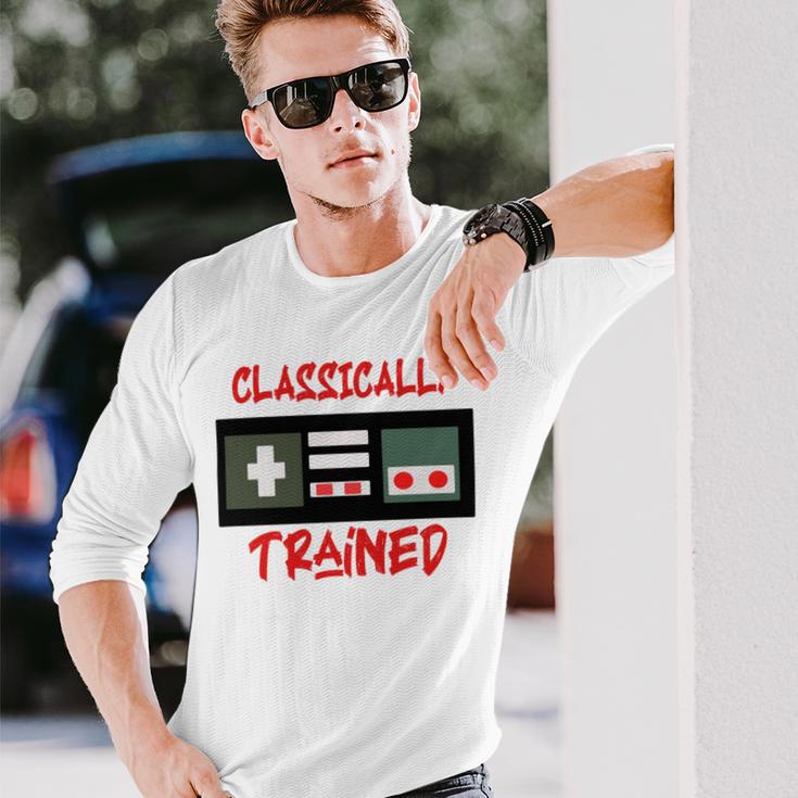 Classically Trained Shirt Funny Gamer Shirt Gamer Shirt Video Game Shirt Gamer Gift Funny Musician Shirt Unisex Long Sleeve Gifts for Him