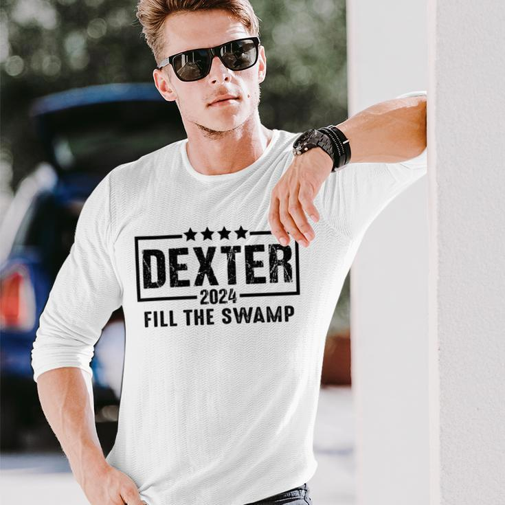 Dexter 2024 Fill The Swamp Long Sleeve T-Shirt Gifts for Him