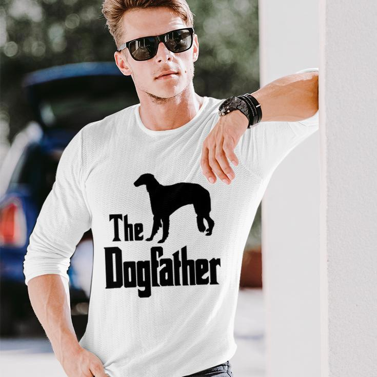 The Dogfather Dog Borzoi Long Sleeve T-Shirt T-Shirt Gifts for Him