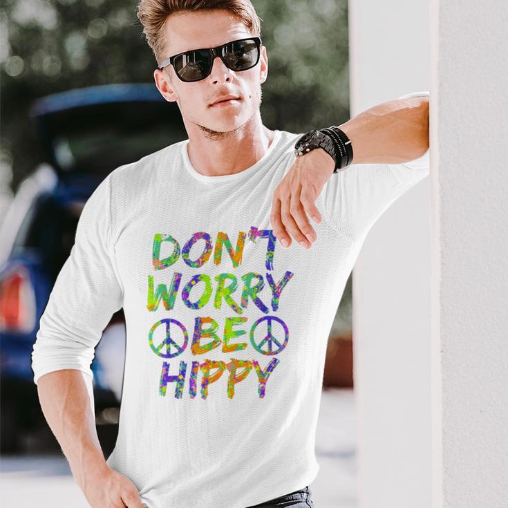 Donut Worry Be Happy Unisex Long Sleeve Gifts for Him