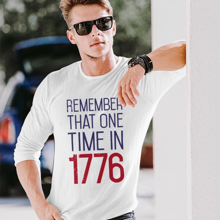 Fourth Of July Remember 1776 Funny 743 Shirt Unisex Long Sleeve Gifts for Him