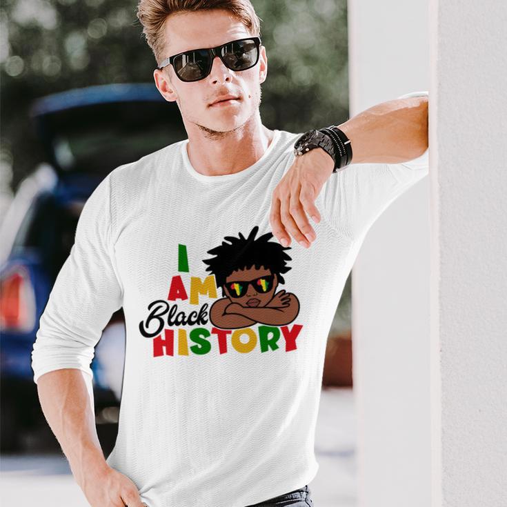 I Am Black History For Kids Boys Black History Month Unisex Long Sleeve Gifts for Him