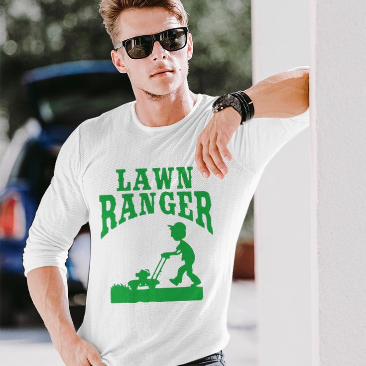 Lawn Ranger Landscaping Gardener Long Sleeve T-Shirt T-Shirt Gifts for Him