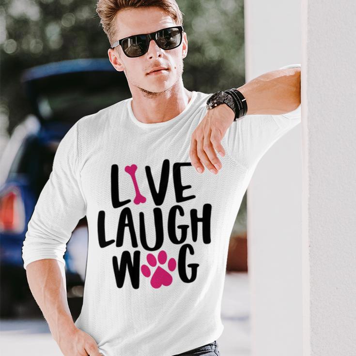 Live Laugh Bark 9 Trending Shirt Unisex Long Sleeve Gifts for Him