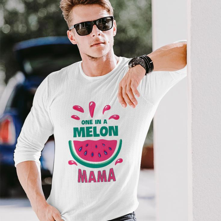 One In A Melon Mama Watermelon Matching Long Sleeve T-Shirt T-Shirt Gifts for Him