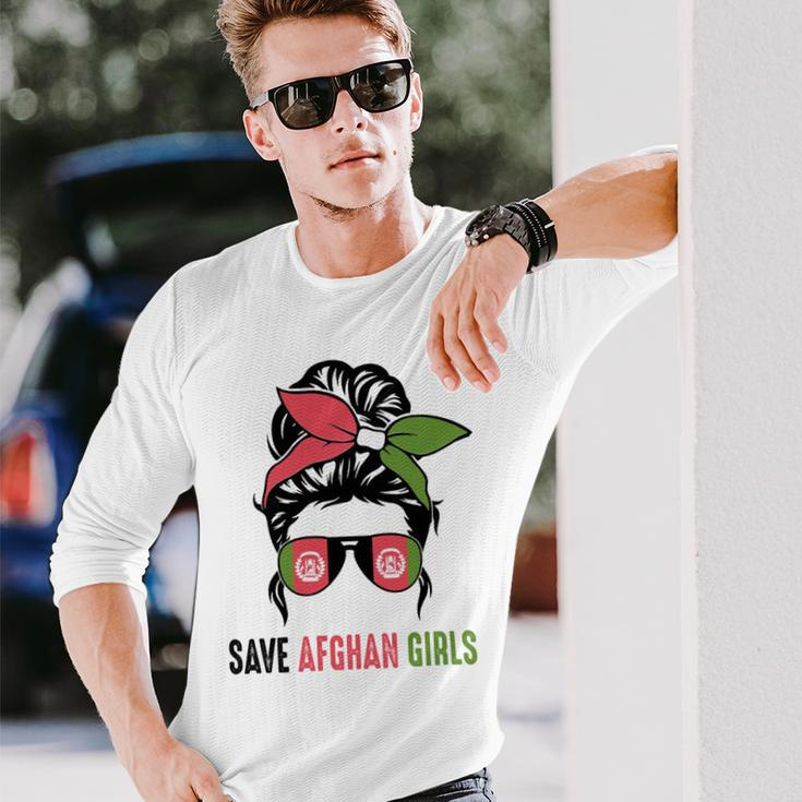 Save Afghan Girls Long Sleeve T-Shirt Gifts for Him