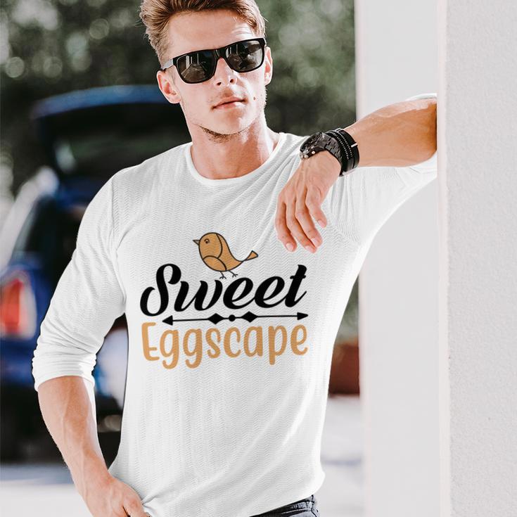 Sweet Eggscape Unisex Long Sleeve Gifts for Him