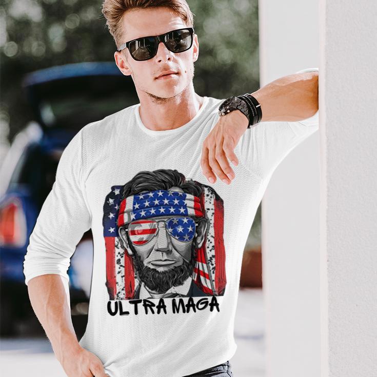 Ultra Maga And Proud Of It Essential Tshirt Unisex Long Sleeve Gifts for Him