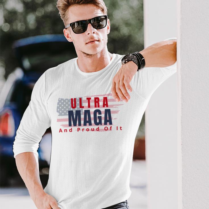 Ultra Maga And Proud Of It V17 Unisex Long Sleeve Gifts for Him