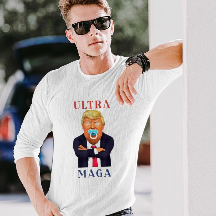 Ultra Maga Donald Trump Make America Great Again Long Sleeve T-Shirt T-Shirt Gifts for Him