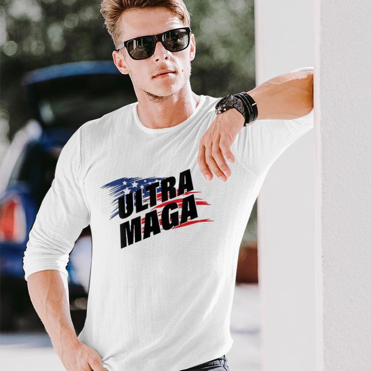 Ultra Maga Pro American Pro Freedom Ultra-Maga Ultra Mega Pro Trump Long Sleeve T-Shirt T-Shirt Gifts for Him