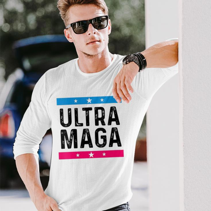 Ultra Mega Patriotic Trump Republicans Conservatives Vote Trump Long Sleeve T-Shirt T-Shirt Gifts for Him