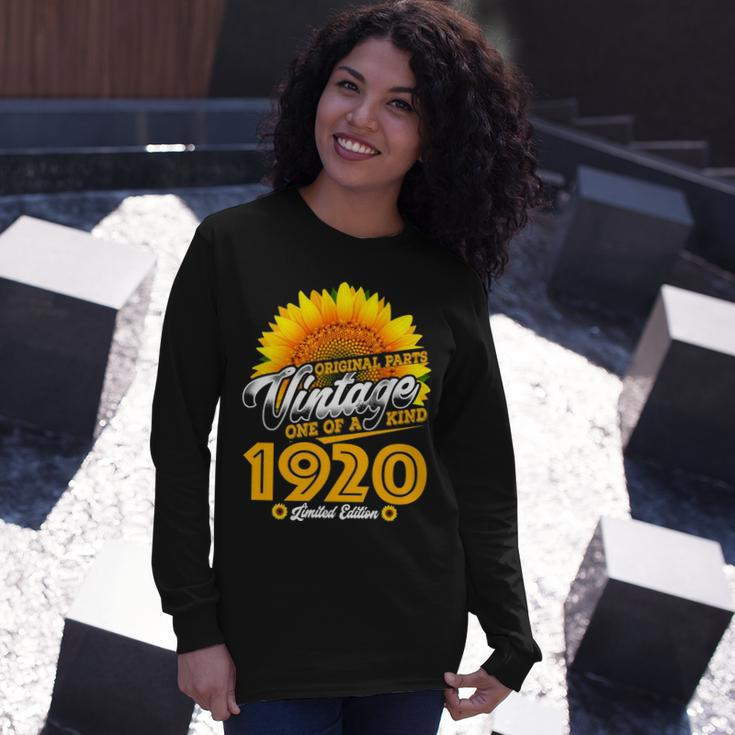 1920 Birthday Woman 1920 One Of A Kind Limited Edition Long Sleeve T-Shirt Gifts for Her
