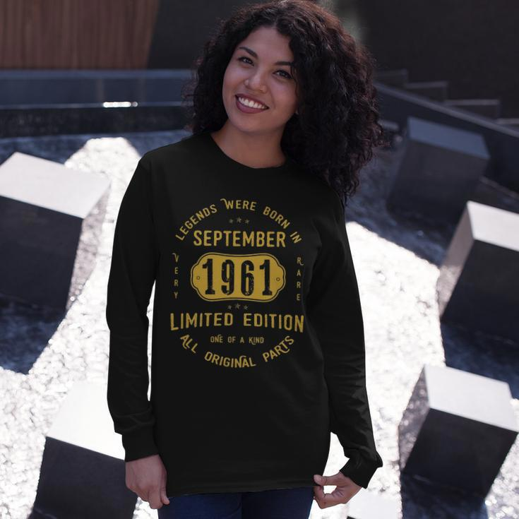 1961 September Birthday 1961 September Limited Edition Long Sleeve T-Shirt Gifts for Her
