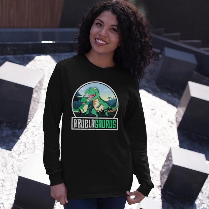 Abuelasaurusrex Dinosaur Saurus Latina Grandma Matching Long Sleeve T-Shirt T-Shirt Gifts for Her